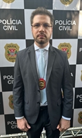O votuporanguense Rodolfo Freschi Bertolo é delegado de polícia na cidade de Buritama  (Foto: Unifev)