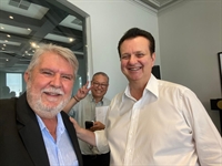  Jorge Seba se reuniu com o secretário Gilberto Kassab (Foto: Prefeitura de Votuporanga)