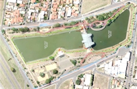 Represa do Parque da Cultura deverá ser completamente cercada; empresa de Buritama será a responsável pela obra (Foto: Licitação)