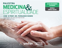 Liga de UTI da UNIFEV promoverá palestra sobre Medicina e espiritualidade no próximo dia 20