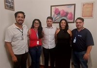  Secretaria Municipal de Direitos Humanos recebeu a visita de membros da equipe do Programa de Reintegração Social para Egressos do Sistema Prisional do Estado (Foto: Prefeitura de Votuporanga)