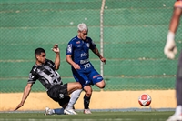 Léo Paraiso na final da Copa Paulista deste ano  (Foto: Pedro Zacchi/Ag. Paulistão)
