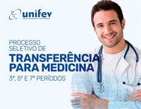 Curso de Medicina da Unifev abre quatro vagas para transferência