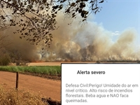 Pior que deserto: Votuporanga registra incríveis 6% de umidade relativa do ar