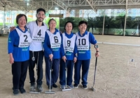 Flora Abe, Robson Watanabe, Maria Francisca Morita, Yoshi Kakuda e Tyeko Watanabe (Foto: Arquivo Pessoal)