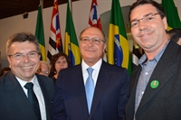 Carlão Pignatari, Geraldo Alckmin e Valmir Dornelas