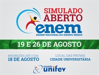 Colégio Unifev sediará simulado do ENEM