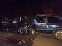 Foi registrado na noite desta quinta-feira (16) um grave acidente na estrada municipal “Adriano Pedro Assi”, a conhecida Estrada do 27, no km 17, por volta das 22h (Foto: Arquivo pessoal)