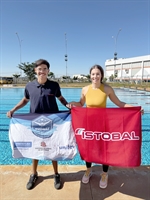 Eric Kenji Toma Silveira e Sílvia Provasi, atletas da Avonat (Foto: Avonat)