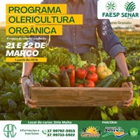 Programa abordará técnicas de cultivo desde o preparo do solo até a colheita; inscrições estão abertas (Foto: Divulgação)