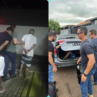 Os três assaltantes foram identificados e presos após um intenso trabalho investigativo (Foto: Divulgação)