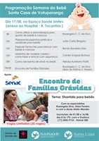 Santa Casa oferece oficinas na Semana do Bebê