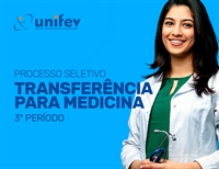 Curso de Medicina da Unifev abre vaga para transferência