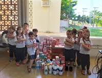 Colégio Unifev destina 286 litros de leite à Santa Casa de Votuporanga