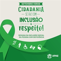 O encontro é promovido pela a Apae, Afupace – Recanto Tia Marlene e Idav (Foto: Reprodução/Apae)