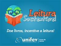 Curso de Letras da Unifev promove campanha para arrecadação de livros seminovos e usados