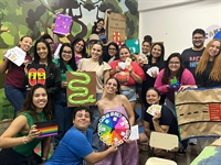 Acadêmicos do curso de Pedagogia aprenderam na prática, importantes aspectos para a educação de crianças com o desenvolvimento atípico (Foto: Divulgação)