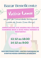 Família de Valéria Lamon realiza bazar para a Casa Abrigo de Votuporanga (Foto: Divulgação)