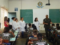 Unifev realiza atividades com os soldados mirins do Tiro de Guerra