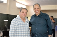  O deputado federal Roberto Alvesesteve no município a convite do prefeito Adilson Leite e demais autoridades locais