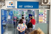 As duas apostas premiadas foram registradas na Luz Lotérica, que fica na Rodoviária de Votuporanga (Foto: Arquivo pessoal)