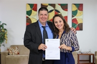 O Reganin esteve em Brasília onde solicitou recursos para a deputada federal Renata Abreu (foto) e outros parlamentares (Foto: Assessoria)