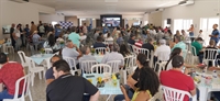 O evento, realizado no Sindicato Rural, coroou a solidariedade e apoio da população, alcançando excelentes resultados (Foto: Santa Casa)