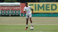 O jogador Estêvão durante treinamento na Academia de Futebol  Foto: Cesar Greco/Palmeiras/by Canon