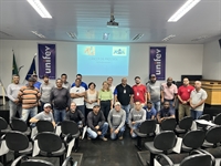 Ação foi apresentada pela docente dos cursos de Enfermagem, Fisioterapia e Medicina, Ma. Maria Aparecida do Carmo Dias, na Cidade Universitária  (Foto: Unifev)