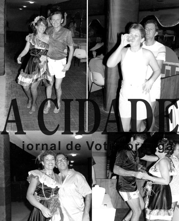 Como sempre a pista de dança do Votuclube ficava tomada pelos casais nas noites de Carnaval.  Levantamos em nossos arquivos alguns desses casais que curtiram o Carnaval de 1985. Waldecy Antonio Bortolotti e Cleyde (ele era o presidente do Votuclube); Beto Morini e Dora; abaixo na ordem das fotos o médico Elcio Sanches Esteves e Maria Hermínia; e José Emílio Menóia e Maria.  Hoje Cleyde Morini Bortolotti, José Emílio Menóia e dr. Elcio Sanches Esteves já partiram para uma outra vida com os celestiais, mas os seus momentos de alegria ilustram a nossa história.

***Confira mais desta coluna em nossa edição impressa e online para assinantes.