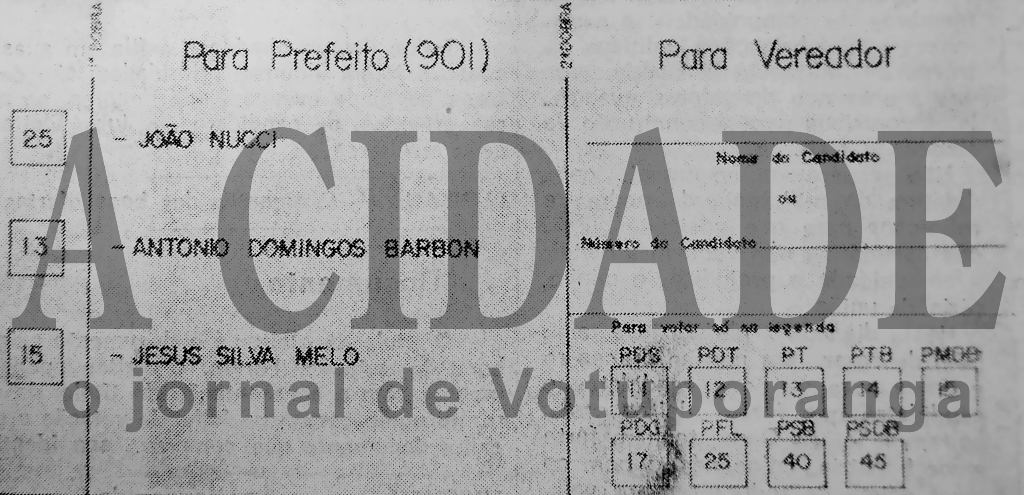 Quando se discute da urna eletrônica que vamos acessar neste domingo, recordamos da eleição de 15 de novembro de 1988. O velho sistema de votar indicava: faça um X no nome do candidato a prefeito e escreva o nome ou o número do candidato a vereador. E a gente ficava a noite inteira contando os votos. O vencedor só era conhecido no dia seguinte.

***Confira mais desta coluna em nossa edição impressa e online para assinantes.